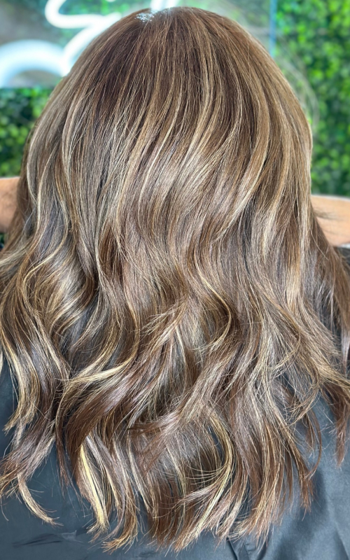 Baibylights con tonalidades rubio dorado