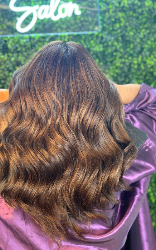 Golden Brown mechas parciales